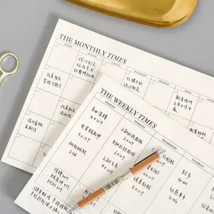 [台灣出貨] 行事曆 計畫本 計畫表 B5 空白行事曆 週計畫 月計畫 行程表 行程記錄表 月曆 週曆