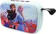 LEXIBOOK BT018FZ Disney Frozen-Portable Bluetooth Speaker, Wireless, FM Radio, USB, SD Card, Rechargeable Battery, Blue/Purple