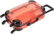 Vaguelly Travel Mini Suitcase Lash Storage Box Eyelash Case for Women Luggage Cosmetic Case