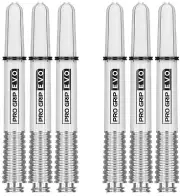 2 Sets Target Pro Grip Evo Midi Dart Shafts – Ships w/ Tracking – Silver