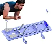 Foldable AB Exercise Board - Pilates Reformer, Core Trainer, Space Saving and Portable | Home Gym Workout Equipment for Toning, Strengthening and