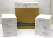BNZ 3000 INSULATING FIRE BRICKS 9" X 6.75" X 3", Z1346B, BOX OF 8
