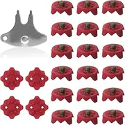 Kilter Allround Cricket Spikes For Extra Grip on Medium to Soft Ground (Includes Spanner)