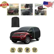 Premium Black Full Car Cover for Jeep Grand Cherokee 1993-2025, Scratch-Free