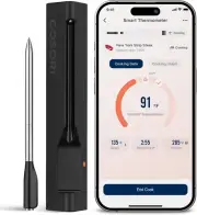 Wireless Meat Thermometer Digital, Bluetooth Food Thermometer for Grill Smoker