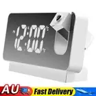 Digital Alarm Clock LED Display Desktop Clocks for Bedroom Office (White) HOT