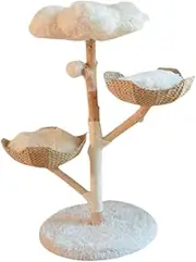 Cat Tree Tower Cute Pet Supplies Furniture Protector Cat House for Indoor Vertical Scratch Post Cat Bed for Cat Kittens