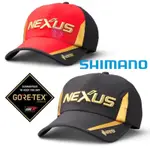 《SHIMANO》 CA-101V NENEXUS GORE-TEX 黑色/紅色防水釣魚帽 中壢鴻海釣具館