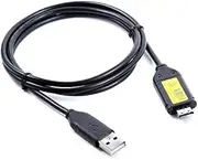 Adhiper 150cm USB Cable for Samsung Digimax Cameras - Compatible with SUC-C3/C5/C7 CB20U05A/B EA-CB20U12/EP CB20U05A - High Speed - Male-to-Male - Connects Cameras to Computers and Charges