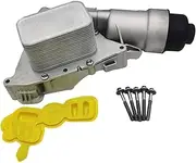 Aluminum Oil Cooler Filter Housing Assembly for BMW 2 Series F45 F46 F39 F48 & Mini Cooper (2014-2019) - OEM Quality 11428585235, 11428511391
