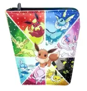 Pokemon TCG Eevee Eeveelutions Zip Up 50 Pages Holds 400 Card Binder New