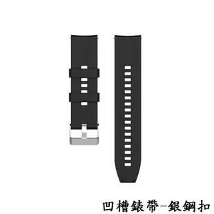 【矽膠錶帶】Fossil 三眼計時黑鏡潛水男錶 FS5725 錶帶寬度 22mm 智慧 手錶 腕帶