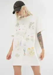 [BDG] Fox Gloves Dad Tee