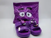 New McDonald's X Crocs Grimace Cozzzy Sandal Size M6/M8