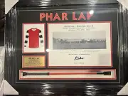 Phar Lap Hand Signed by Maiden Jockey Jack Baker Limted Edition 1/10 Incredible