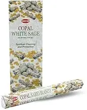 Incense Stick Bulk White Sage Copal 120 Sticks - 6 Packets Hand Crafted