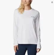 Columbia Women's Size M - Tidal Tee PFG Fish Flag Long Sleeve