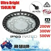 High Bay LED Light 200W 300W 500W UFO Industrial Shed Warehouse Factory Farm Gym