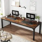 Tribesigns 78.7" Double Long Computer Desk,2 Person Home Office Desk Workstation