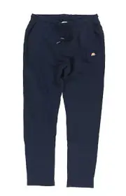 Leonardo Servadio 257759 Mens Track Joggers Pants Solid Navy Size Large