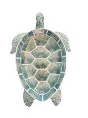 Nanette Lepore Coastal Collection Turtle Bowl/Tray. Decoration.