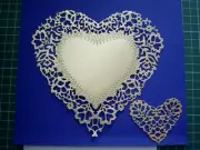 STUNNING ORNAMENTAL ANTIQUE LACE HEART DIE SET TLD0282 - Tattered Lace