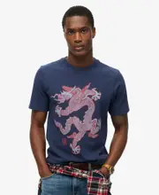 Superdry X Komodo Vintage Tee | Richest Navy