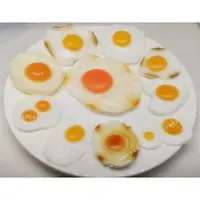 在飛比找蝦皮購物優惠-臺灣模具🍕仿真食物雞蛋煎蛋假荷包蛋太陽蛋模型食物配件冰箱貼廚