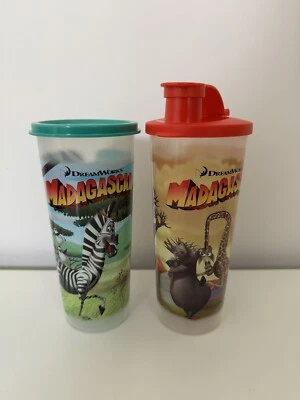 New 470ml Tupperware Madagascar Tumbler With Lid Set Of 2