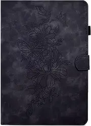 MOKASE Case for 6.8" Kindle Paperwhite 11th Generation 2021 (Model M2L3EK M2L4EK), Suede Stand Cover Smart Wake/Sleep & Card Slot for Kindle Paperwhite & Signature Edition & Kids E-Reader 2021, Black