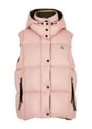 Moncler Luzule Quilted Shell Gilet - Light Pink - 1 (UK 10 / S) 1 (UK 10 / S)