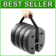 Stable Canopy Weights for Outdoor Events - 40LB with Double Lock Features
