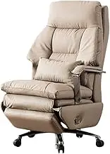 Executive Desk Chair Premium Office Chair with Reclining Function Genuine Leather Executive Computer Chair Office Chair