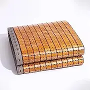GUAWJRZDP Summer Cooling Bamboo Mat, Carbonised Anti-Slip Mahjong Bamboo Mat, Home Quick Cooling Textile Bamboo Mat, Foldable Cooling Mat for Living Bedroom Floor(90x190cm/35.4x74.8'')