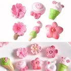 Miniature Landscape Decoration Ornament Crafts Flatback Sakura Stickers Decor