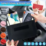 Car Key Signal Blocker Case For Faraday Cage Fob Pouch Keyless RFID Blocking Bag