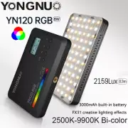 YONGNUO YN120 RGB 8W LED Pocket Light Full Color Fill Light Bi-Color 2500K-9900K