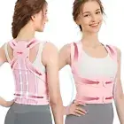 Adjustable Posture Corrector Low Back Support Shoulder Brace Belt For Men Women