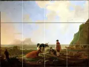 Art Dutch Countryside Cows Aelbert Cuyp Ceramic Mural Backsplash Bath Tile #2242
