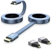 Wireless HDMI Transmitter & Receiver | 2.4G/5G Plug & Play HD Extender Kit