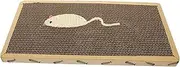 BESPORTBLE Adorable Cat Scratcher Pad Durable Corrugated Cardboard Scratch Board for Indoor Cats Prevent Furniture Damage Lightweight