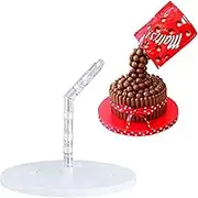 UgyDuky Hanging Decorative Cake Pouring Kit - Anti Gravity, Height Adjustable, Reusable Ice Cream Cake Stand for DIY, Birthday, Wedding, Graduation, Baby Shower, Party