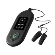 Smart Sleep Instrument Ear Clip Stimulation Therapy Sleep Aid Microcurrent Pulse Curent Assisted Sleep Black