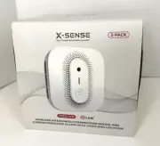 X-Sense XP02-WR Talking Interlinked Smoke and Carbon Monoxide Detectors 3-Pack