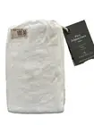The Threadery Pure Belgian Linen Euro Sham Pillowcase Square White $100 26"x26"