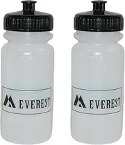 [Everest] 20 oz Squeeze Water Bottle (Pack of 2), Clear