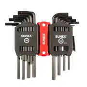 Sunex 98526L Sunex SAE/Metric 26 Piece Long Arm Hex Key Set, 2mm-10mm, 0.05"-3/8