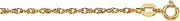 [JewelryWeb] 14k 41 Centimeters Yellow Gold Sparkle Cut Carded Pendant Rope Chain With Spring-Ring Clasp Necklace Chain-Necklace for Women and Men