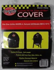 NEW Char Griller AKORN Jr Kamado Grill Cover #6659 Black BBQ Model #6659 Models