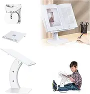 Genion Everywhere Lap Desk,Portable Foldable Notebook Table Standing ​Bed Tray Pad,Adjustable Ergonomic Laptop Reading Table for Home Working